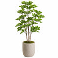 Plante artificielle 180 cm feuillage vert en plastique pour intérieur - arbre décoratif en pot